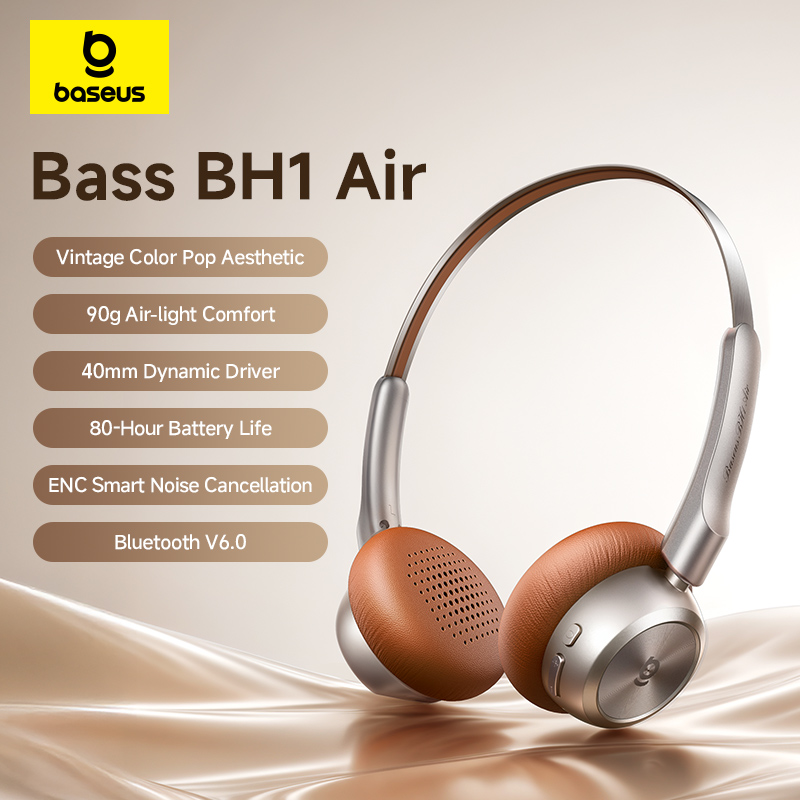 Anc Wireless Over Ear Headphones - Baseus BH1 Air Wireless Headphones Bluetooth