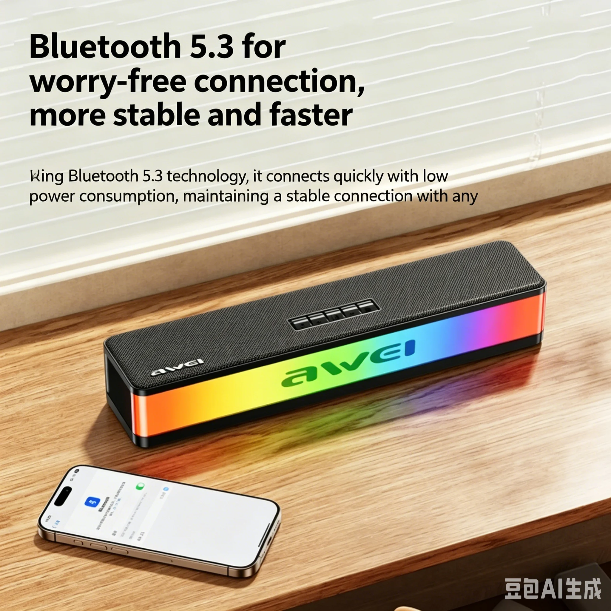 RGB Bluetooth Speakers Soundba - Rgb Computer Soundbar For Pc 评论和价格