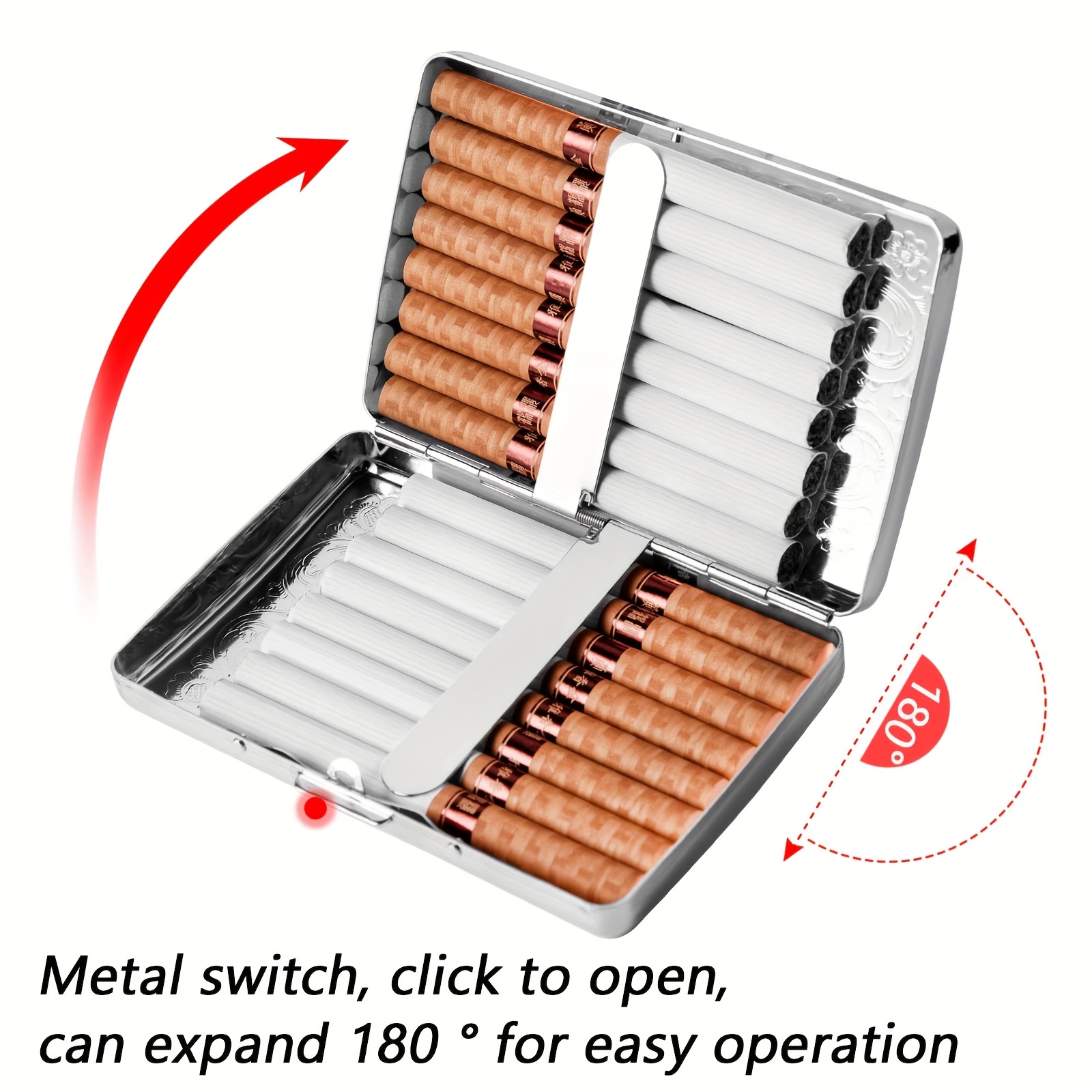 Vintage Metal Cigarette Case - - Laptops 评论和价格