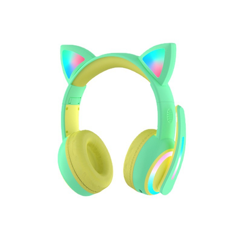 Bluetooth Headphones Cat Ear D - Cat Ear Bluetooth Headset Led 评论和价格